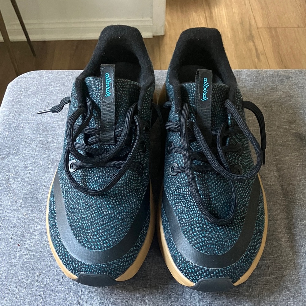 Allbirds Men’s Runner Protect in Black and Teal
